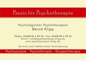 Praxis für Psychotherapie Bernd Klipp